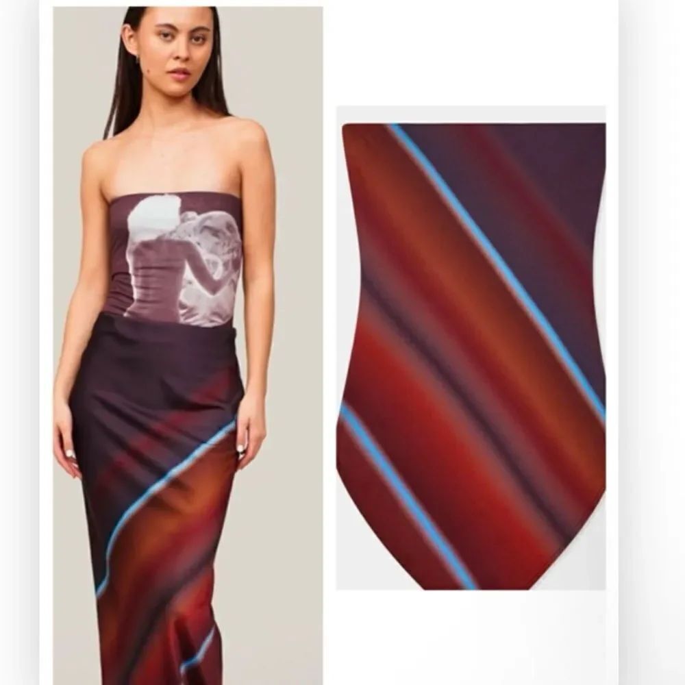 ELLISS Surreal Creature Jersey Bodysuit NWT Large $220